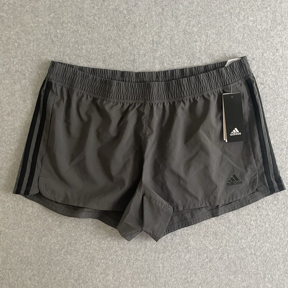 Adidas Shorts Womens XL Pacer 3 Stripes Woven Athletic 3” Inseam Running Gym